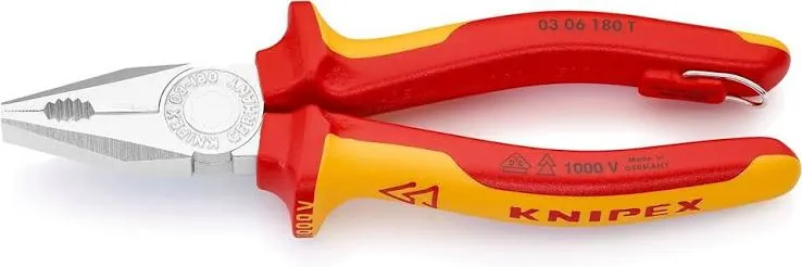زرادية مشتركة معزولة بنقطة تثبيت حبل

Combination Pliers 1000V with Tether Attachment — 2