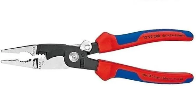 زرادية تركيبات كهربائية بطلاء أسود

Electrical Installation Pliers Black — 2