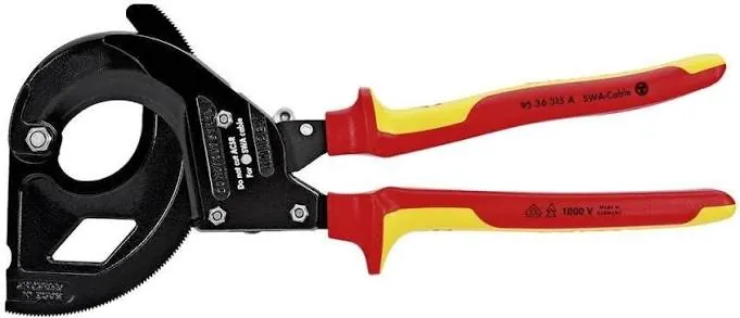 مقص كابلات بسقاطة معزول

Ratchet Cable Cutter 1000V — 2