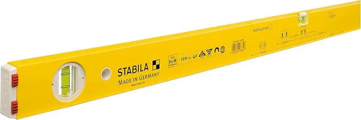 ميزان تسوية Stabila (قطاع صندوقي) 80-M للتركيبات / 100 سم — 3