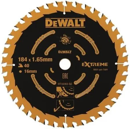 شفرة منشار 184×16 (40 سن)
Circular Saw Blade 184x16mm 40T — 2