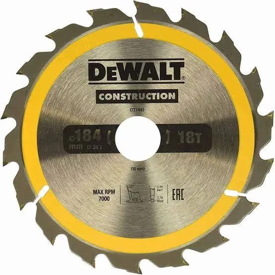 شفرة منشار 184×30 (18 سن)
Circular Saw Blade 184x30mm 18T — 2