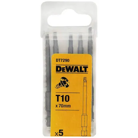 لقم توركس T10 طول 70 ملم (5 قطع)
Torx T10 Bits 70mm (5 Pcs) — 2