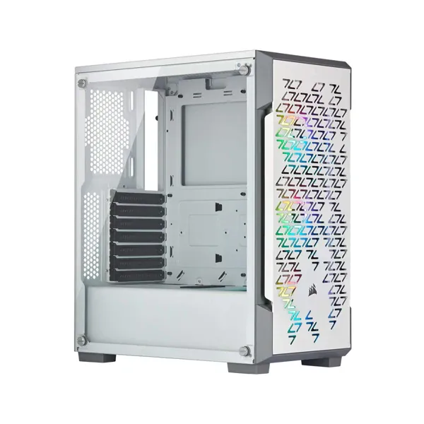 CASE CORSAIR 220T iCUE RGB TEMPERED GLASS BLACK — 2