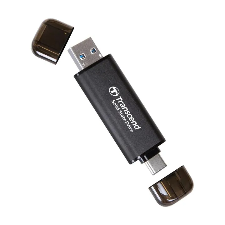 Transcend ESD310 – USB Flash Drive – 2TB – Up to 1050MB/s – Black — 3