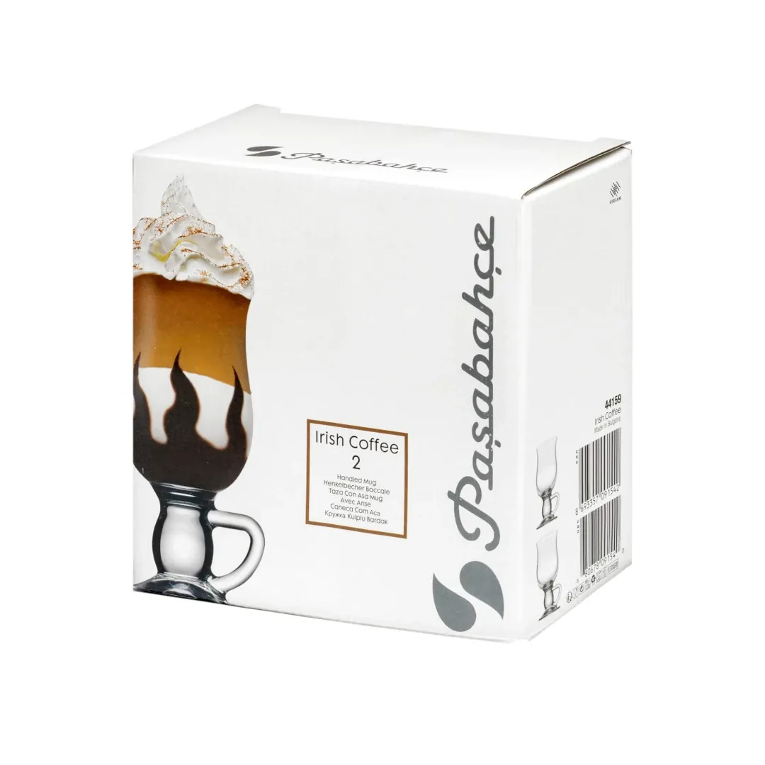 سيت كوب زجاجي قطعتين باشابهجة Pasabahce موديل 44159 - مجموعة IRISH COFFEE — 3