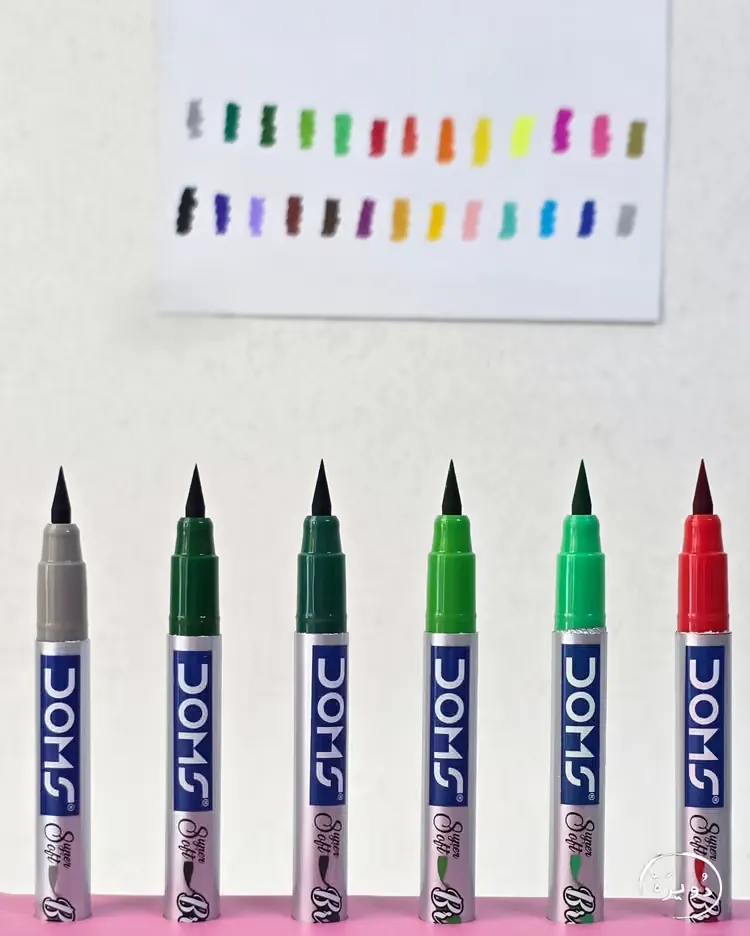 أقلام تلوين رأس فرشاة 26 لون - DOMS Brush Pen — 5