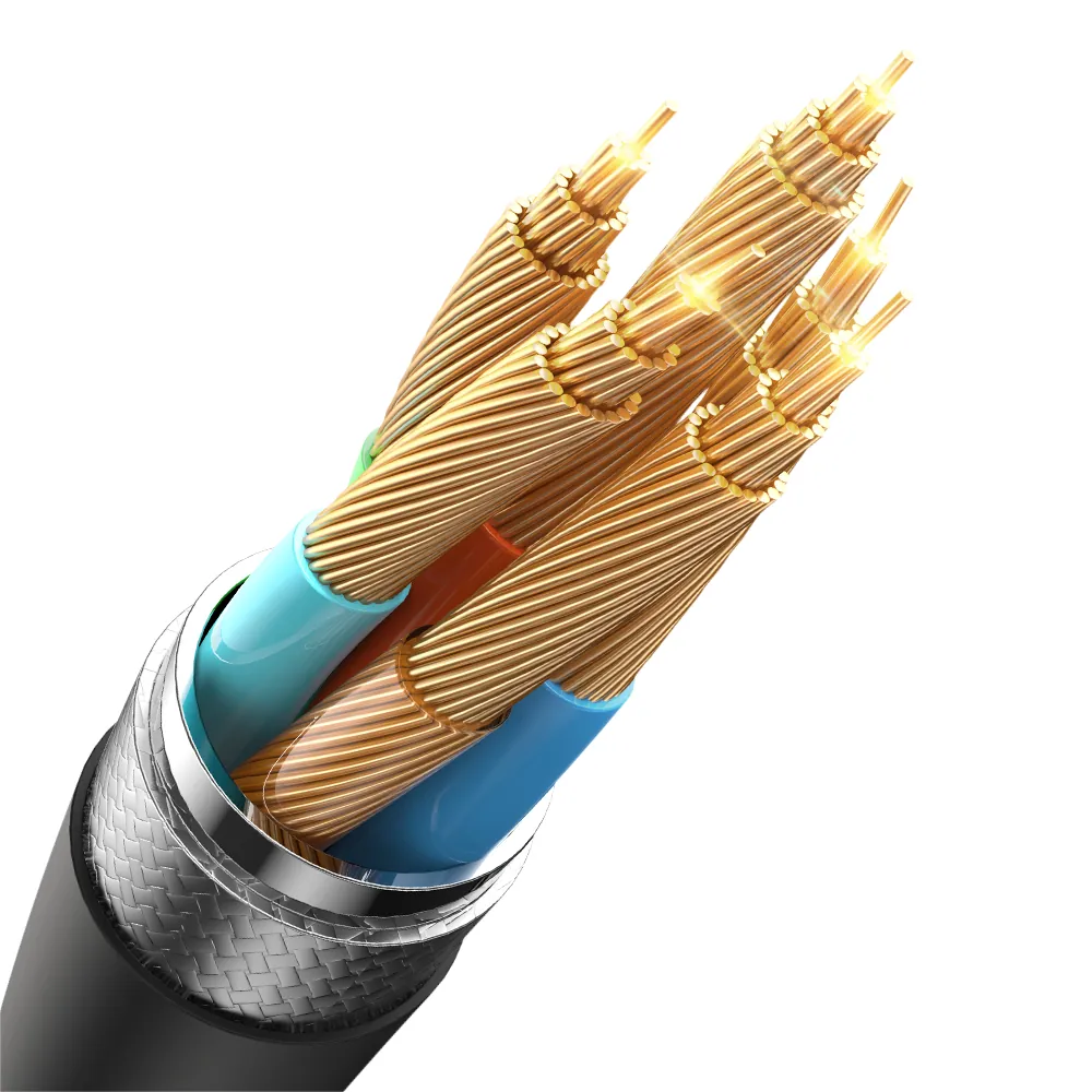 كيبل بيانات ماكدودو Lightning مع إضاءة LED طول 1.2 متر أسود — 5