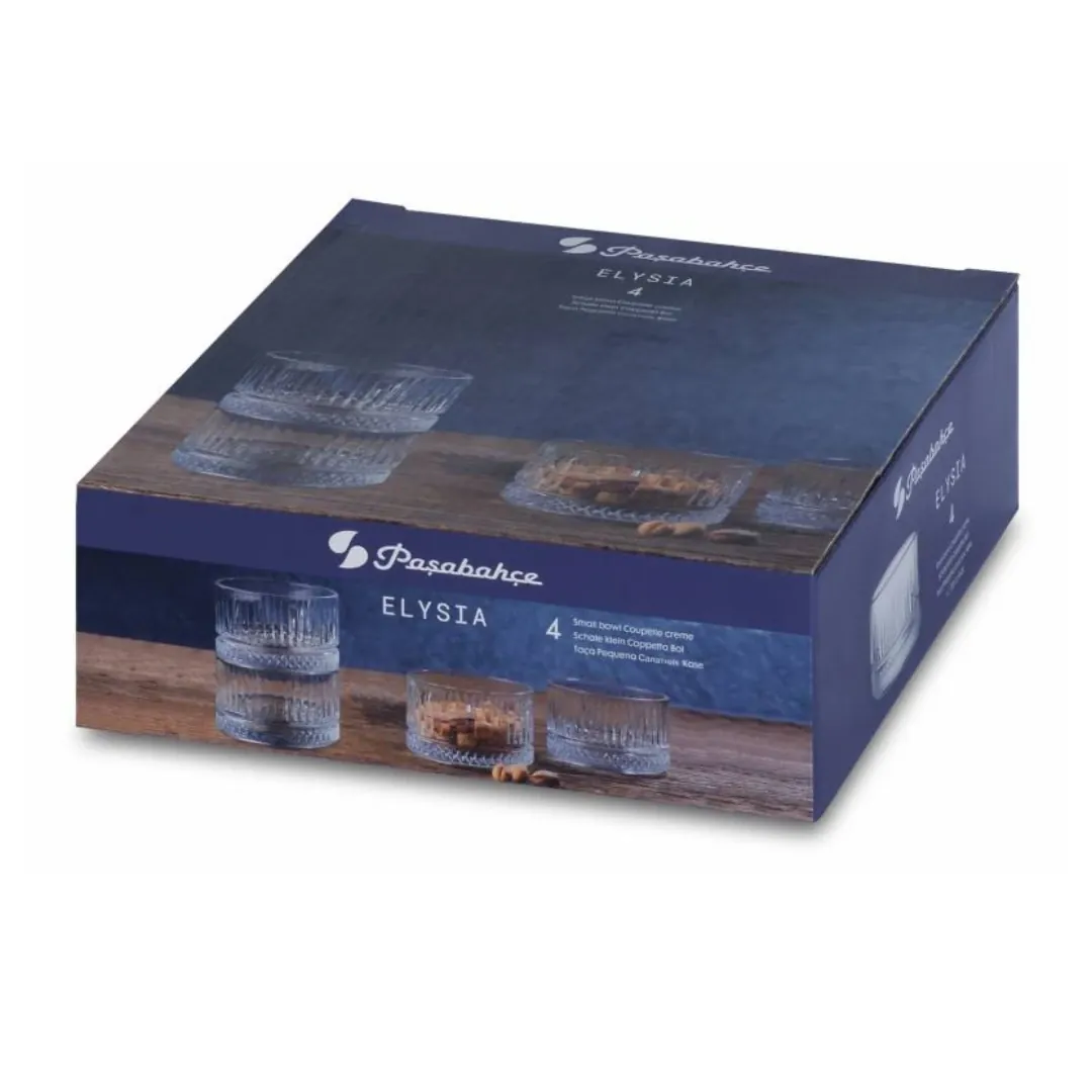سيت وعاء زجاجي 4 قطع باشابهجة Pasabahce 530038 مجموعة TIMELESS — 4
