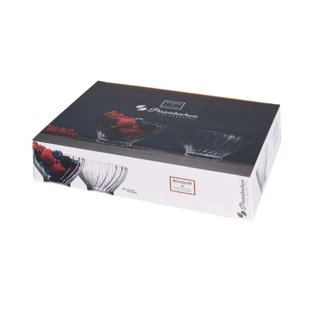 سيت أوعية زجاجية 6 قطع باشابهجة Pasabahce 530226 سعة 290 مل — 3