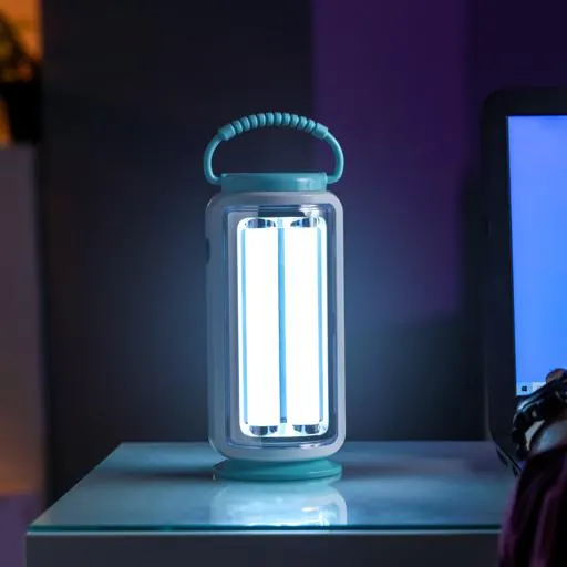 مصباح طوارئ LED من جيباس بلوح شمسي - إضاءة 360 درجة — 3