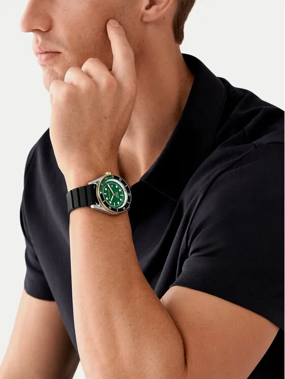 مايكل كورس MK9158 ساعة رجالية أوفرسايز مارينتايم سيليكون — 2