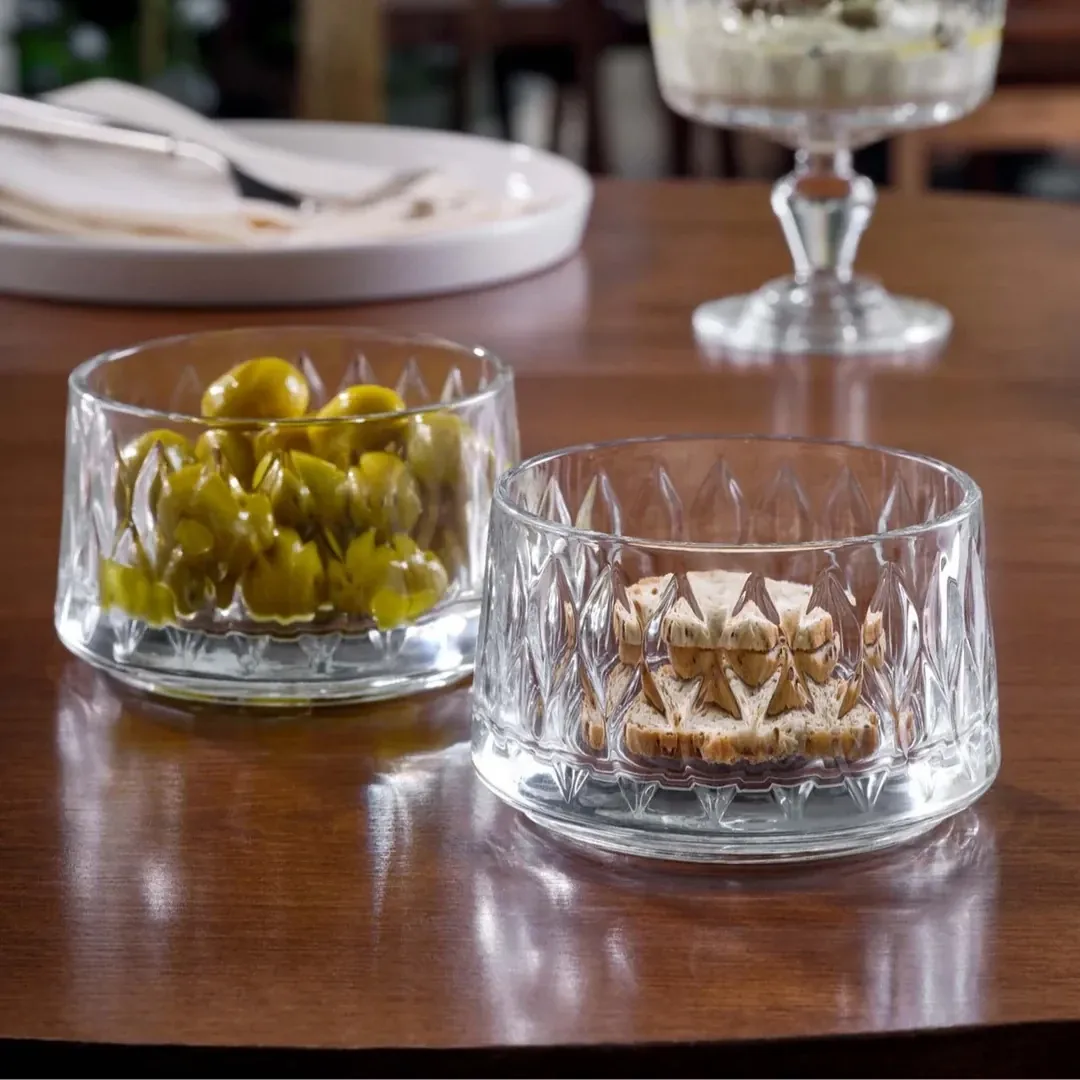 سيت أوعية زجاجية 4 قطع باشابهجة Pasabahce 530166 - مجموعة LEAFY 240 مل — 2