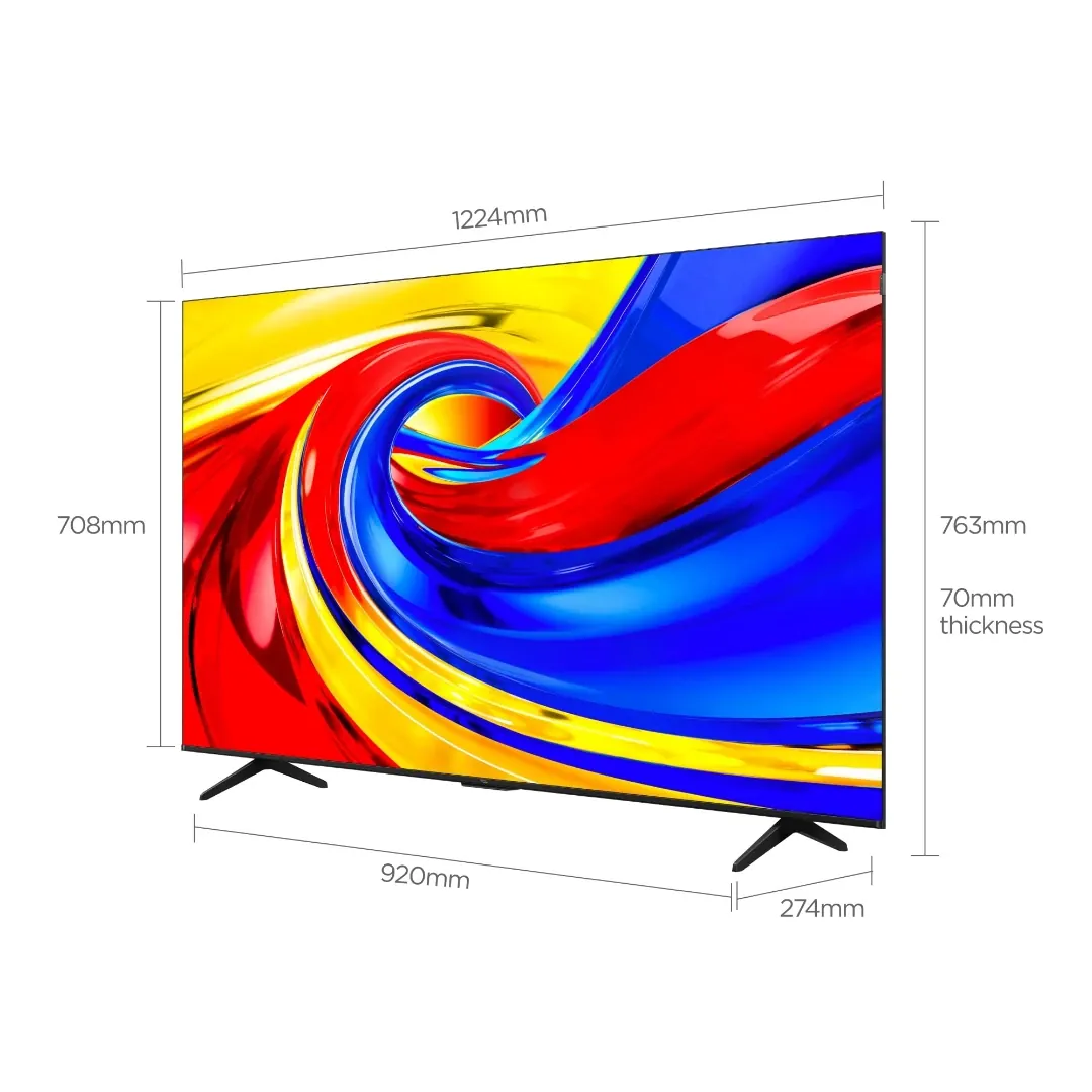 تلفاز QLED مقاس 55 بوصة بدقة 4K وتردد 120 هرتز مع Google TV – موديل 55P7L — 2