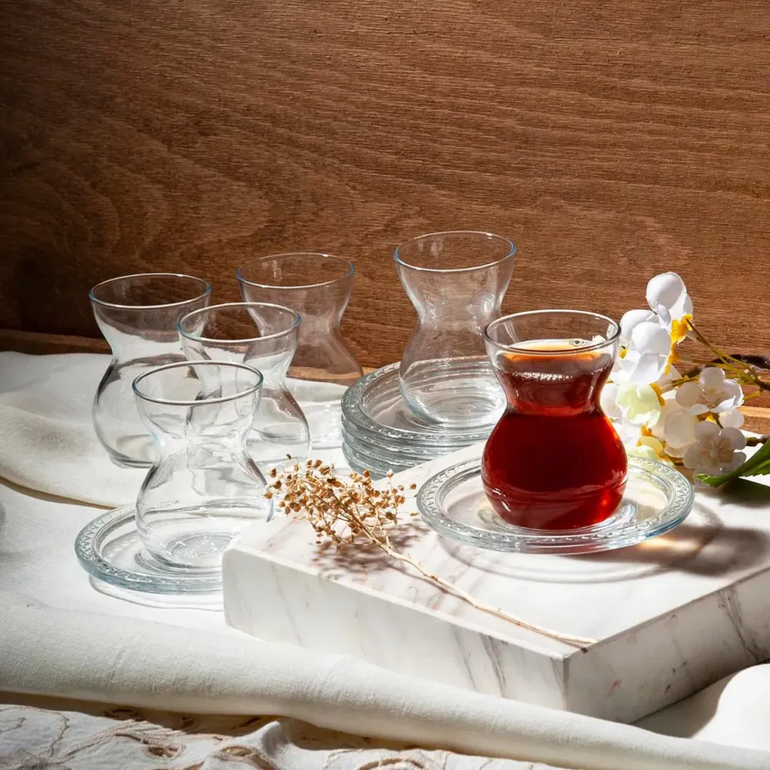 سيت استكان زجاجي 6 قطع باشابهجة Pasabahce 96575 - مجموعة ETNİK — 4