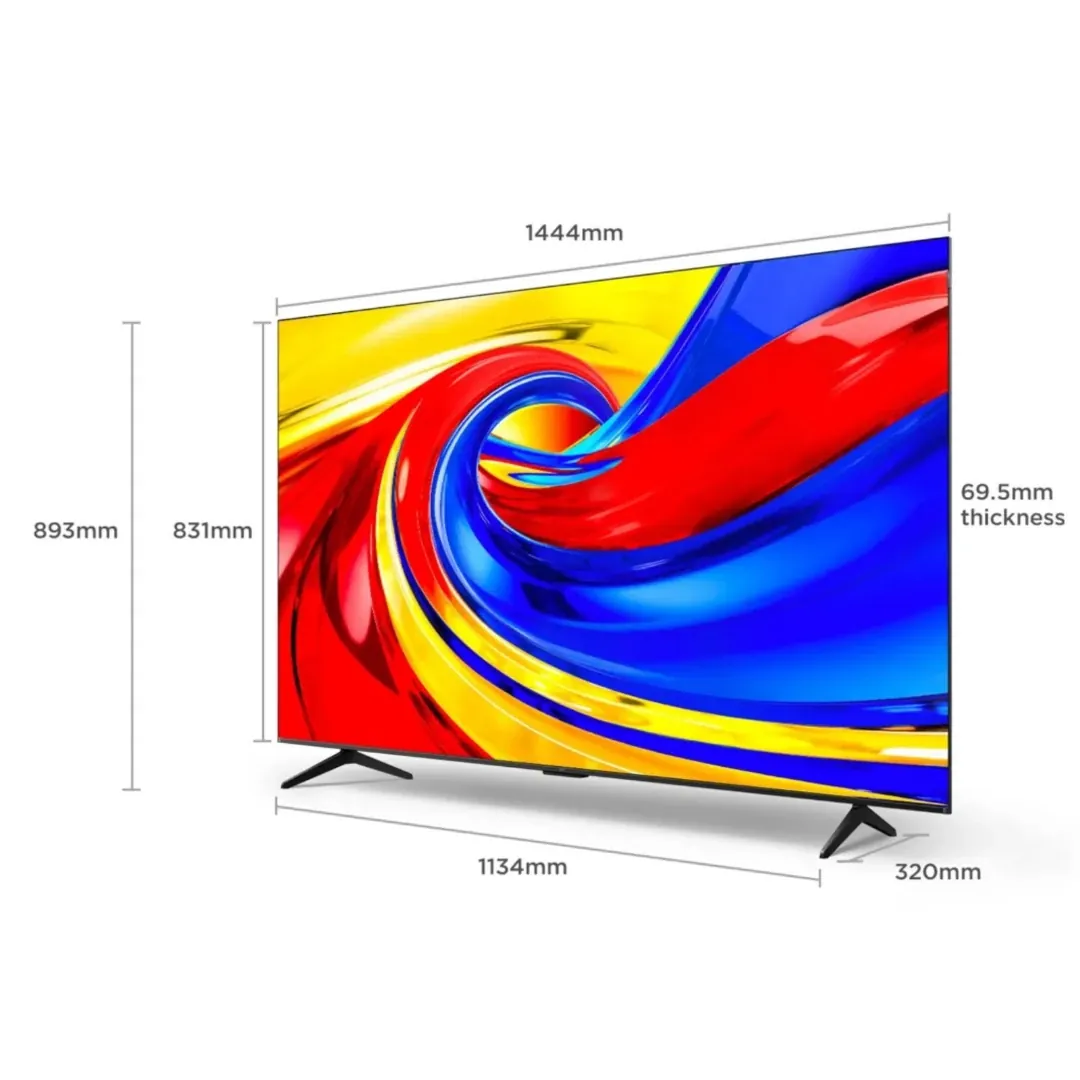 تلفاز QLED بدقة 4K موديل 65P7L مقاس 65 بوصة بنظام Google TV — 2
