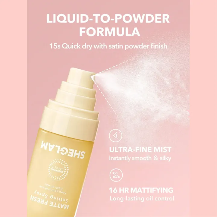 شيجلام سبراي مثبت للمكياج Matte Fresh — 2