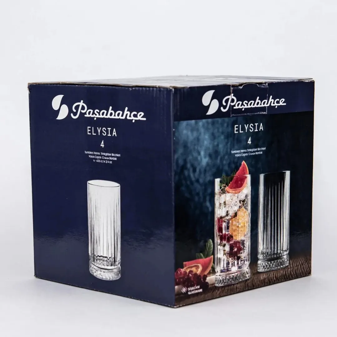سيت اقداح زجاجية 4 قطع من باشابهجة Pasabahce 520015 - مجموعة ELYSIA — 5