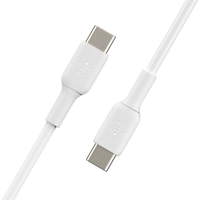 كيبل بيلكين BoostCharge من USB-C إلى USB-C بقدرة 60 واط - 2 متر - أبيض — 3