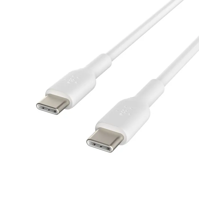 كيبل بيلكين BoostCharge من USB-C إلى USB-C بقدرة 60 واط - 2 متر - أبيض — 2