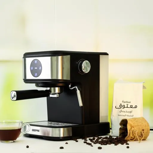 ماكينة كابتشينو رقمية جيباس Geepas سعة 1.5 لتر - 850 واط - ضغط 20 بار — 5