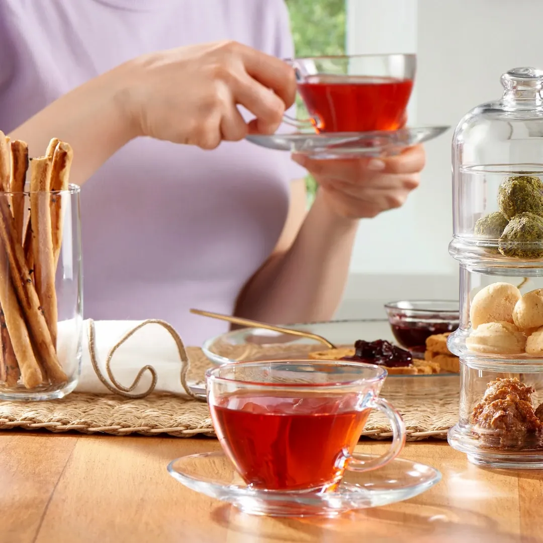 سيت كوب شاي زجاجي 6 قطع باشابهجة Pasabahce موديل 98396 — 3