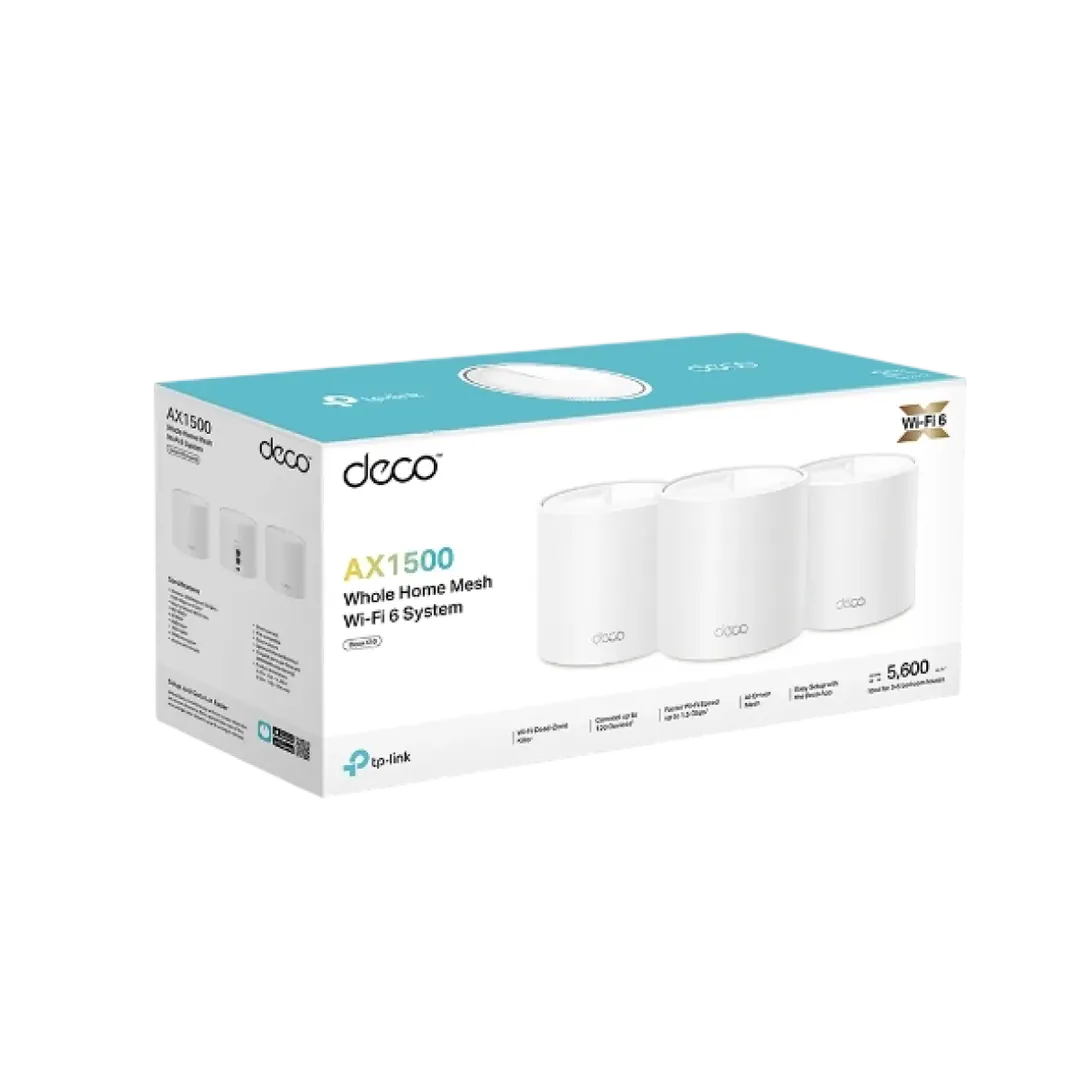راوتر TP-LINK Deco X10 واي فاي 6 - عبوة 3 قطع (أبيض) — 3