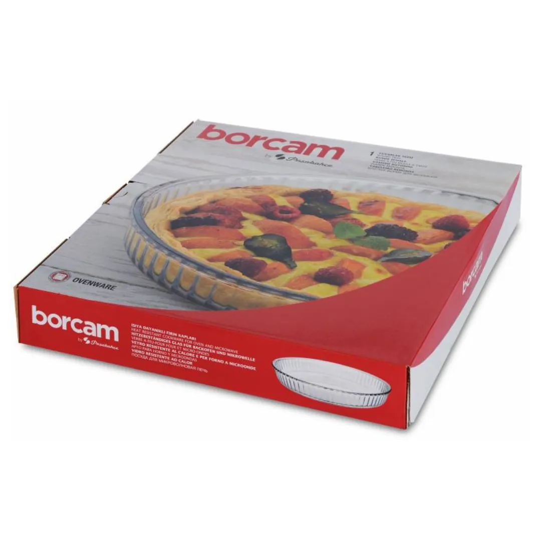 طبق بايركس بيضاوي حراري من بوركام BORCAM 59014 - سعة 2950 مل — 3