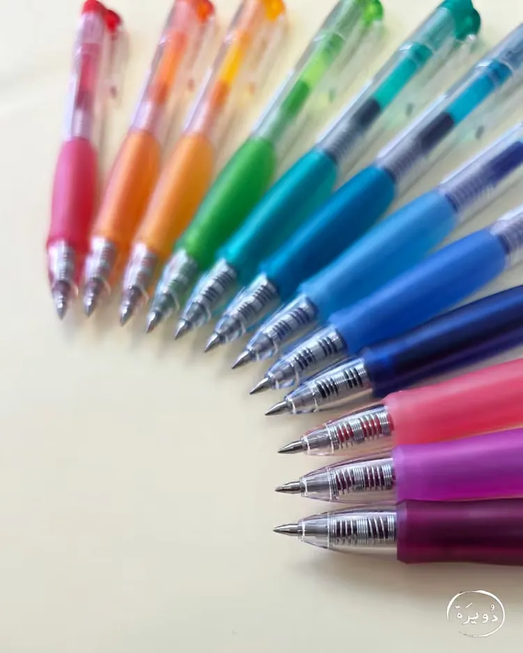سيت 12 قلم جل ملون - Deli Color Ink — 3