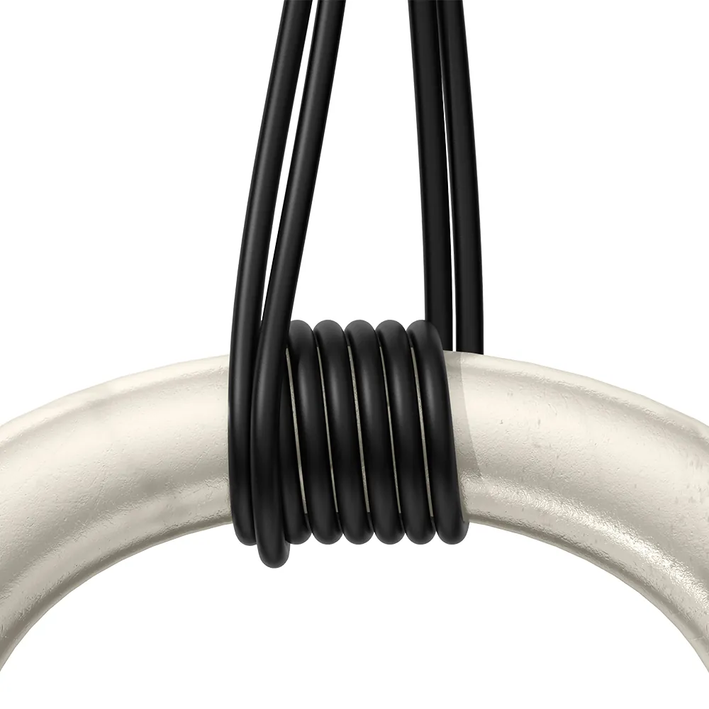 كيبل بيانات ماكدودو Lightning مع إضاءة LED طول 1.2 متر أسود — 4