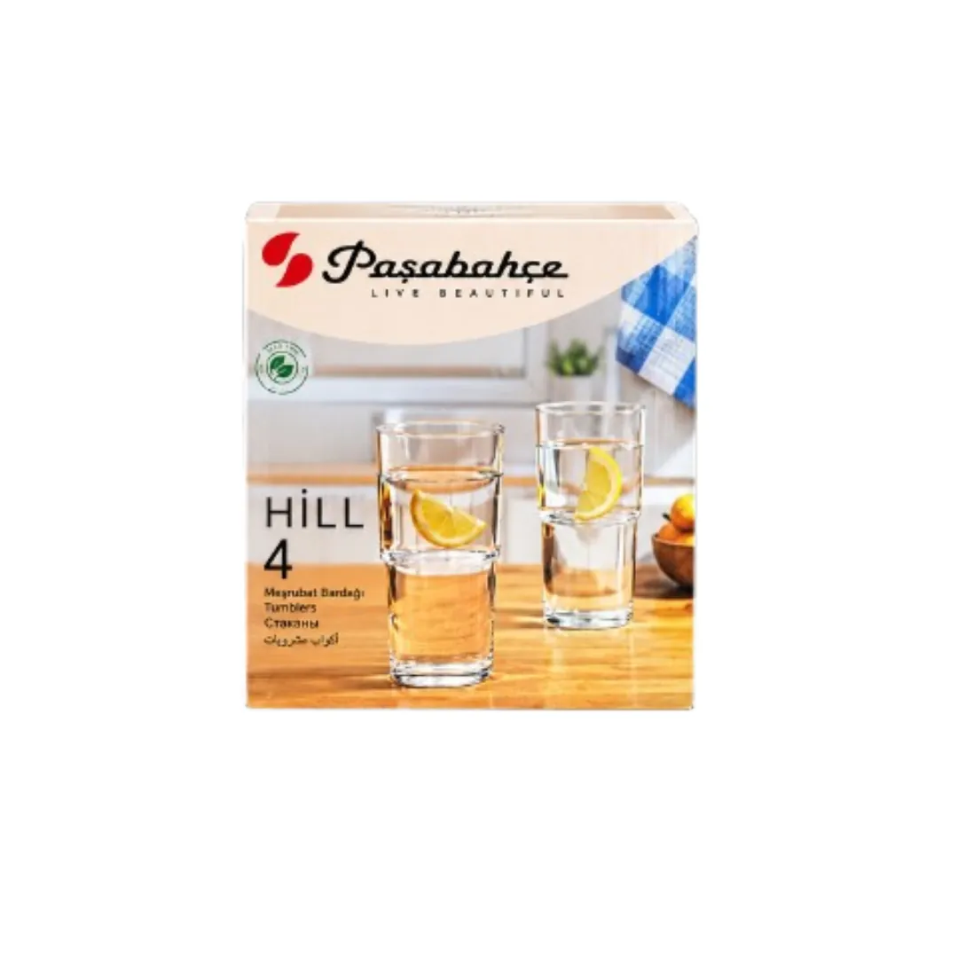سيت أقداح زجاجية 4 قطع باشابهجة Pasabahce 420110 سعة 350 مل — 3