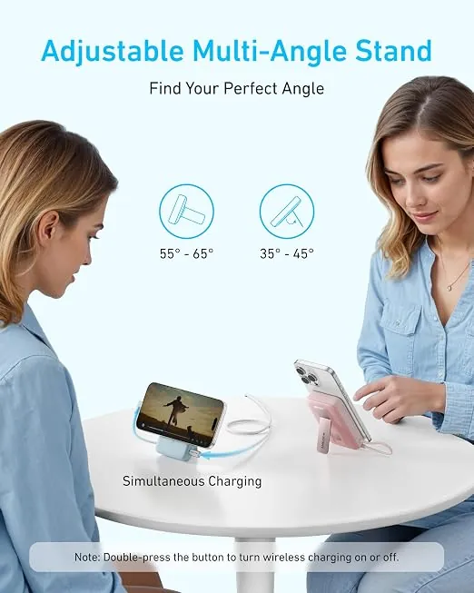 شاحن طوارئ Anker 633 MagGo 10000 مللي أمبير 20 واط أزرق — 3