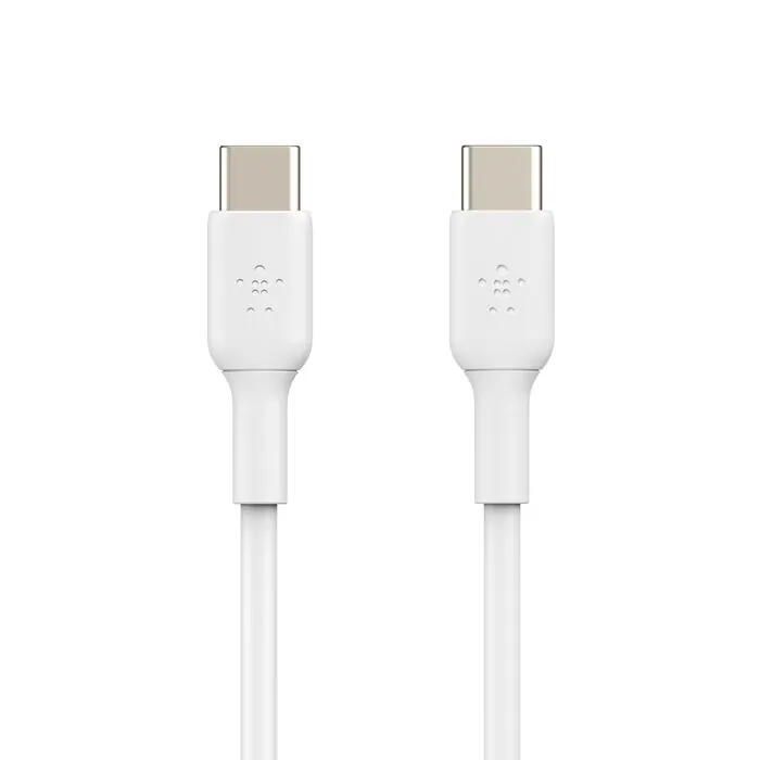 كيبل بيلكين BoostCharge من USB-C إلى USB-C بقدرة 60 واط - 2 متر - أبيض — 4