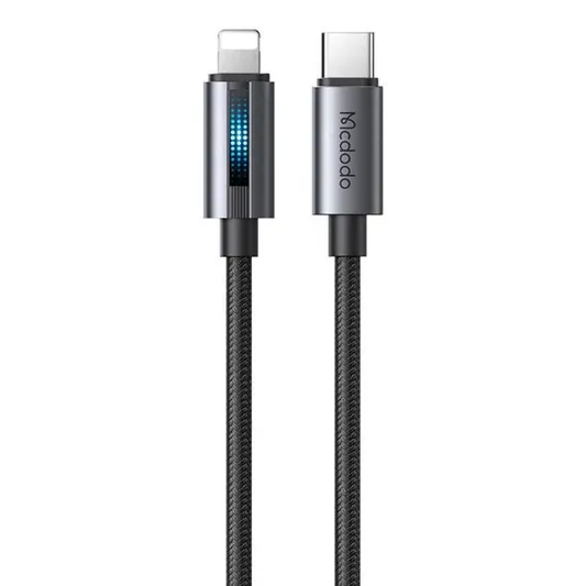 كيبل ماكدودو USB-C إلى Lightning بقدرة 36 واط مع إضاءة تنفسية طول 1.2 متر — 2