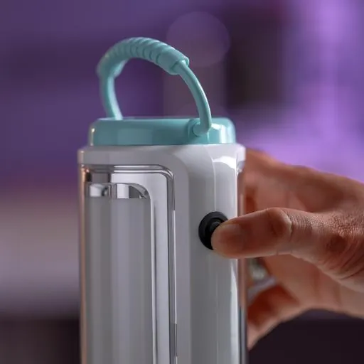 مصباح طوارئ LED من جيباس بلوح شمسي - إضاءة 360 درجة — 6
