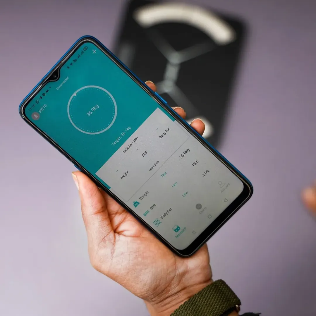 ميزان جسم ذكي جيباس GBS46522 مع تطبيق بلوتوث — 3